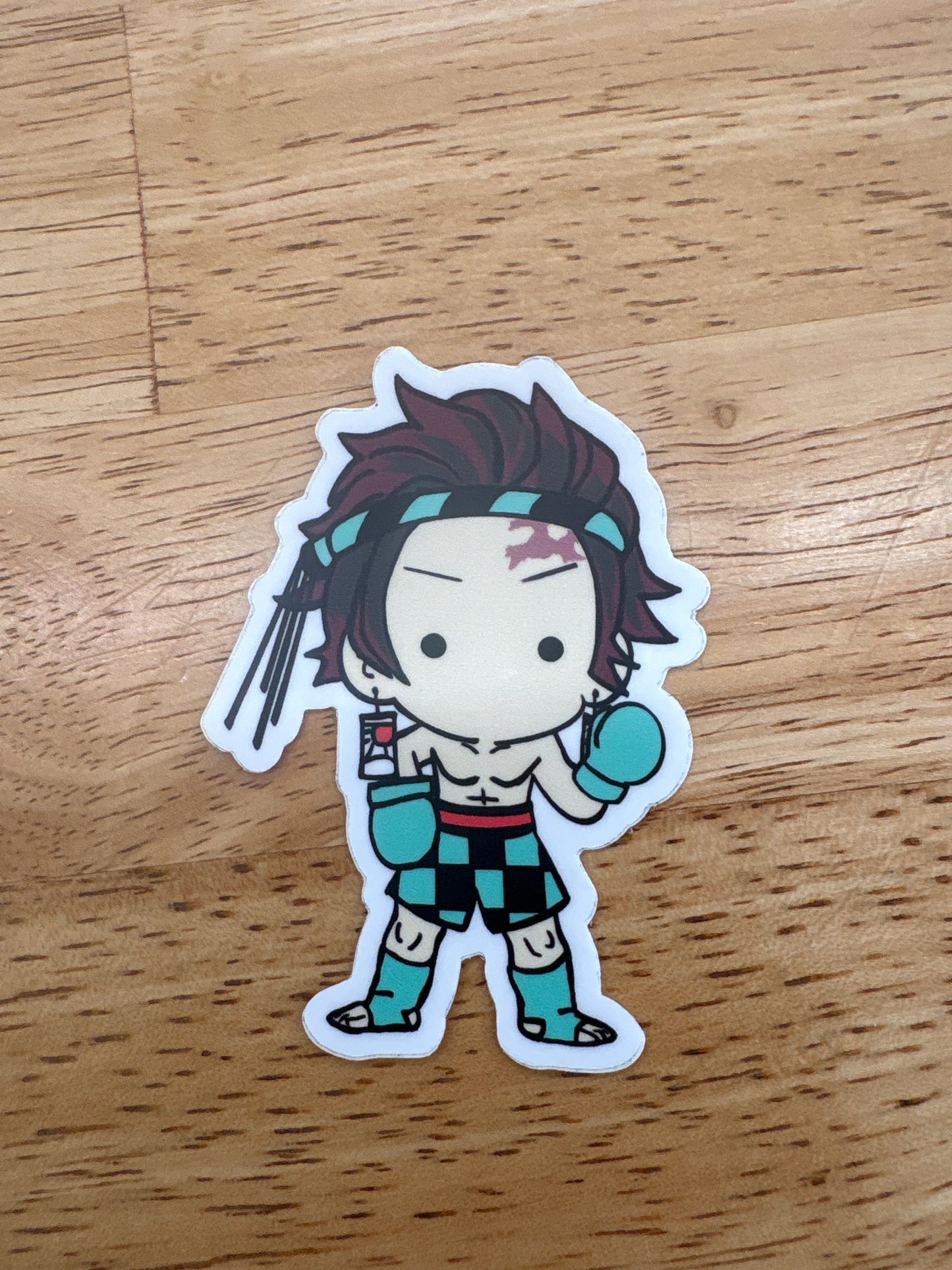 Muay Thai Tanjiro Sticker